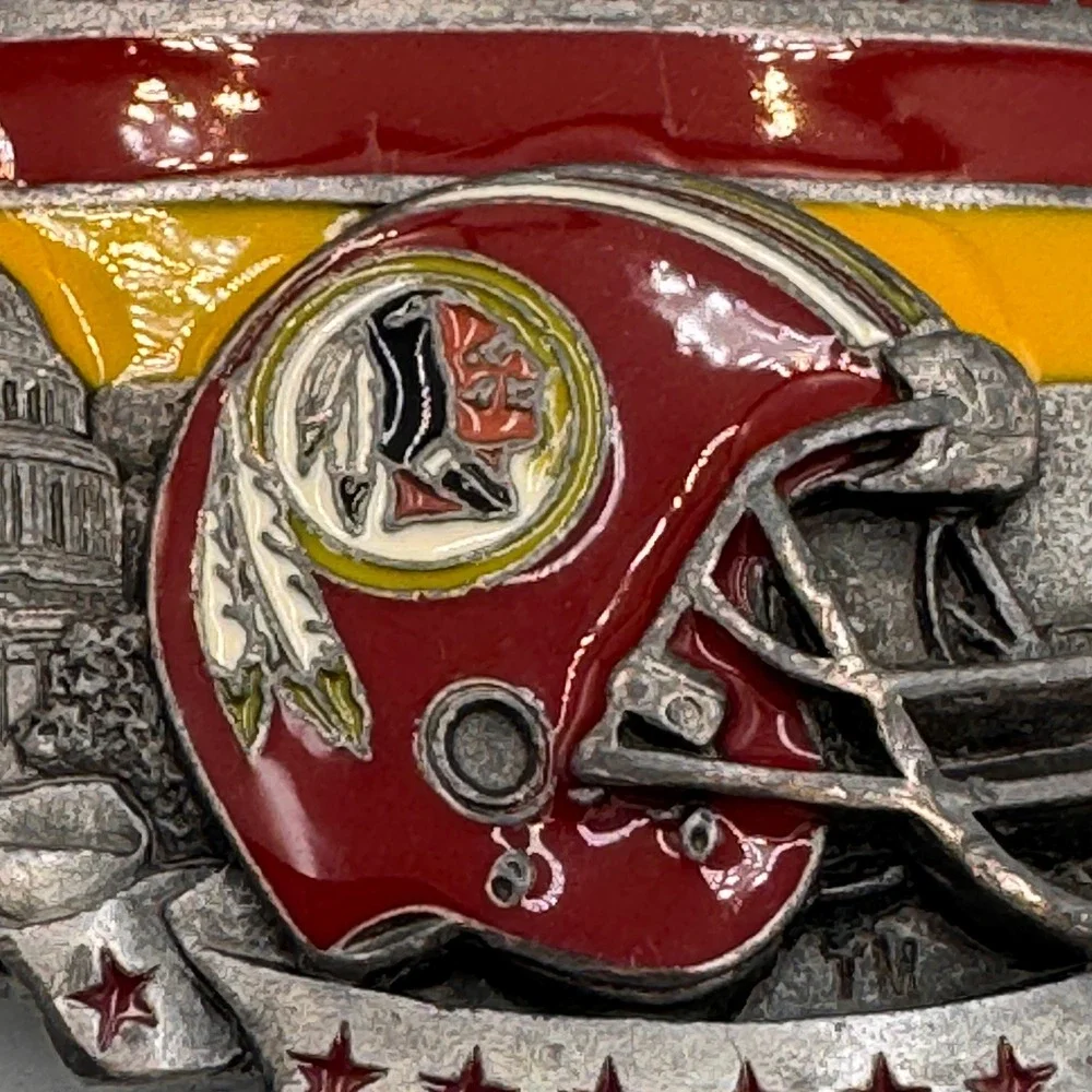 Vintage 1993 Siskiyou Washington Redskins NFL Belt Buckle Limited Edition 2623